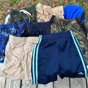 Boys 5T shorts lot multiple brands including adidas, old navy and more.